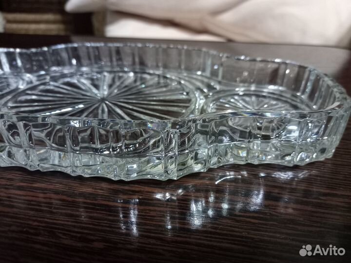 Блюдо хрусталь СССР