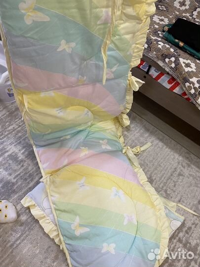 Бортики и балдахин в кроватку