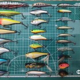 Воблеры Rapala, Megabass, Deps, Imakatsu, Salmo