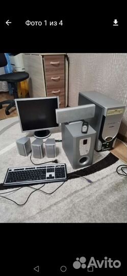 Монитор ЖК, системник