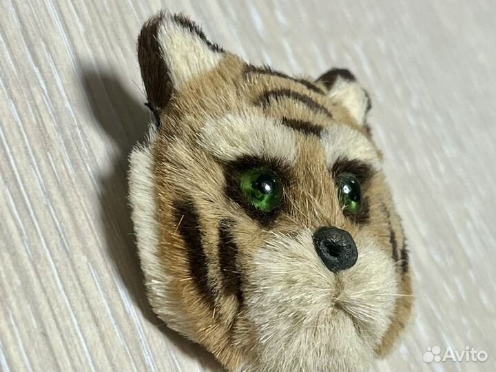 Брошь кот / тигр винтаж из Америки