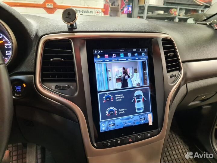 Магнитола Tesla для Jeep Grand Cherokee 2013+ шам