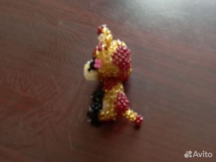 Амигуруми из бисера жирафик