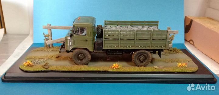 Виньетка Горький-66, 1/43. Ручная работа