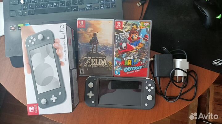 Nintendo switch lite с играми