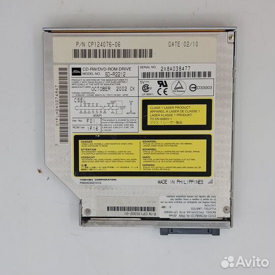 Привод DVD-RW CP124076-06, SD-R2212, Fujitsu-Sieme