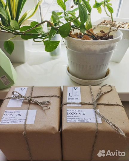 Ароматическая свеча ручной работы