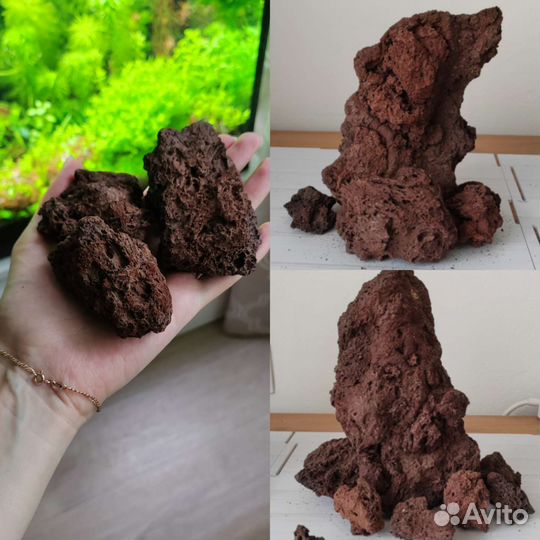 Лава вулканическая, декор