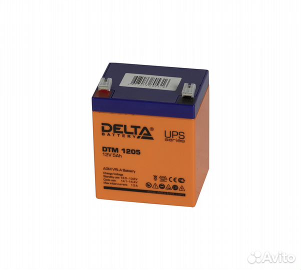 Аккумуляторная батарея Delta DTM 1205 (12V / 5Ah)
