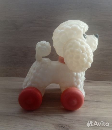 Собачка каталка пудель СССР