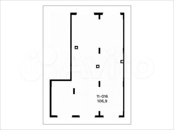Аренда, торговое помещение площадью 106.9 кв.м
