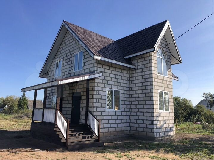 Коттедж 135,5 м² на участке 12,4 сот.