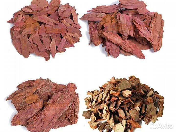 Кора мульча лиственницы и сосны