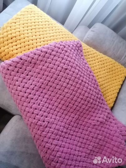 Плед вязаный