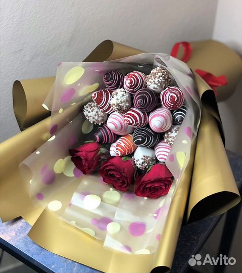 Клубничный букет с доставкой Самара