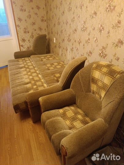 Диван и 2 кресла
