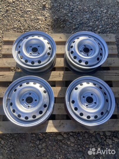 Комплект штампованных дисков R-14 4x100 Деу Нексия