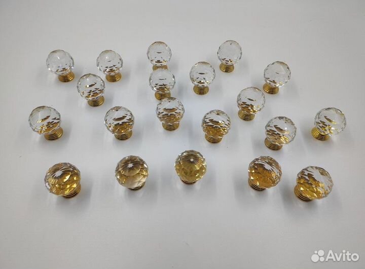 26132 Стеклянные ручки ynizhure для ящиков 20шт