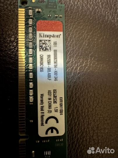 Оперативная память ddr3 kvr16n11/8