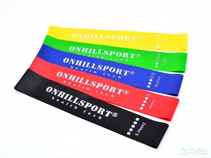 Набор эспандеров для фитнеса Mini Bands 5 в 1