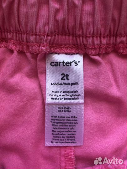 Шорты новые Carters девочка