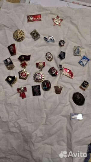 Значки СССР Ленин и др