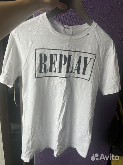 Футболка Replay и Lacoste оригинал
