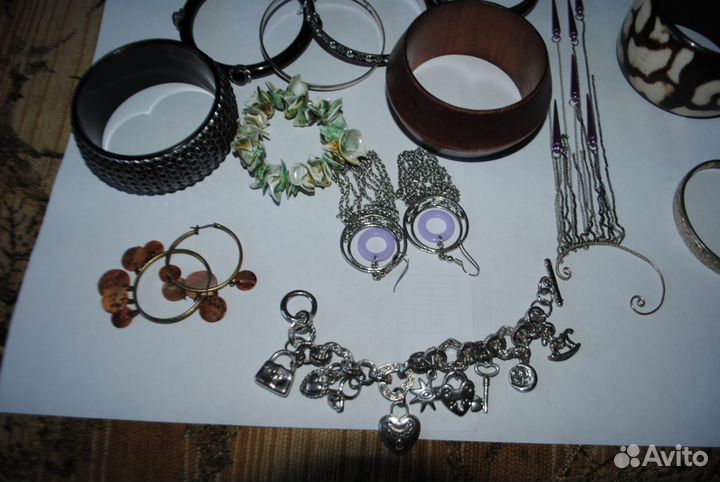 Бижутерия, кафф, серьги, браслеты