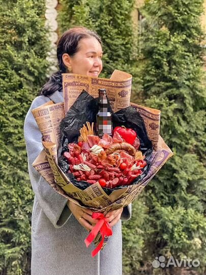 Мужские съедобные букеты и подарки