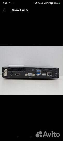 HP 260G2 DM TPC-1019-DM intel I3-6100U 8гб