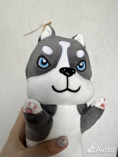 Хаски батон игрушка 45см