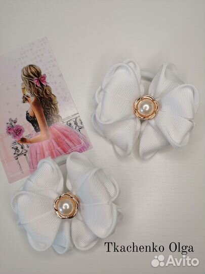 Школьные бантики для волос