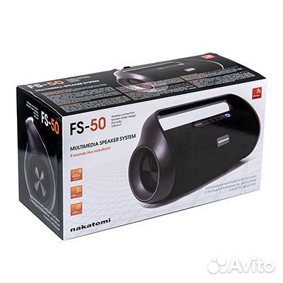 Колонка портативная с Bluetooth Nakatomi FS-50