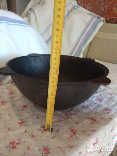 Казан чугунный 6 литров - Новый