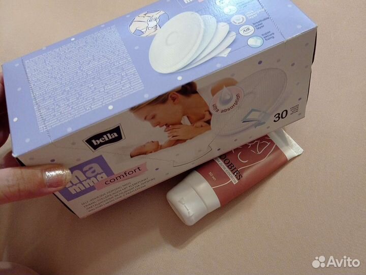 Крем для сосков, вкладыши для груди