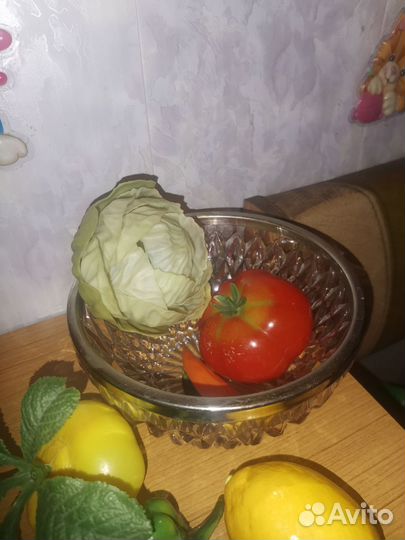 Пластиковые овощи