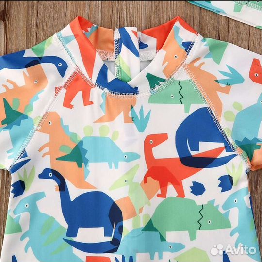 Детский слитный солнцезащитный купальник