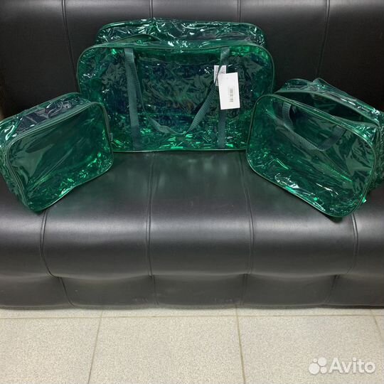 Набор сумок в роддом, 3 шт., цветной пвх