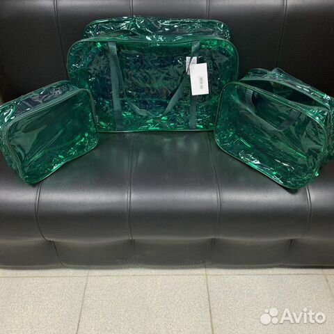 Набор сумок в роддом, 3 шт., цветной пвх