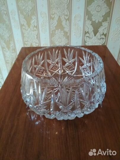 Вазы салатники хрустальные СССР