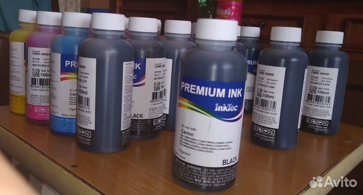 Пигметные чернила IncTek для Canon maxify