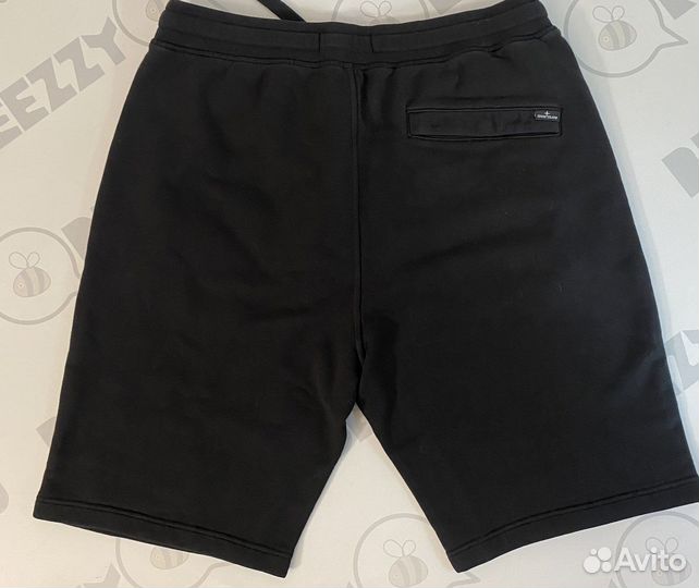 Шорты stone island block bermuda shorts black