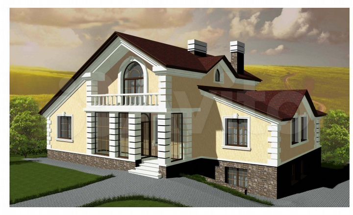 Коттедж 440 м² на участке 15 сот.