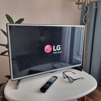 Современный телевизор LG 32".Оснащен DVB T2