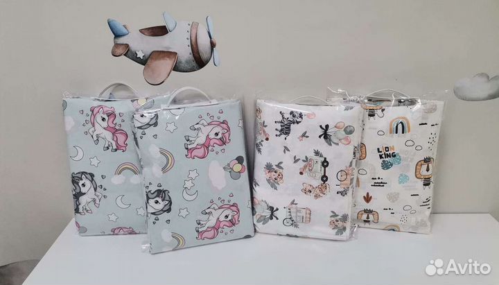 Детское постельное белье новое