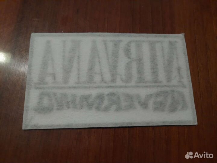 Нашивка Nirvana Нирвана