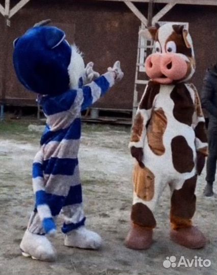 Ростовой костюм (кот Матроскин и корова Мурка)