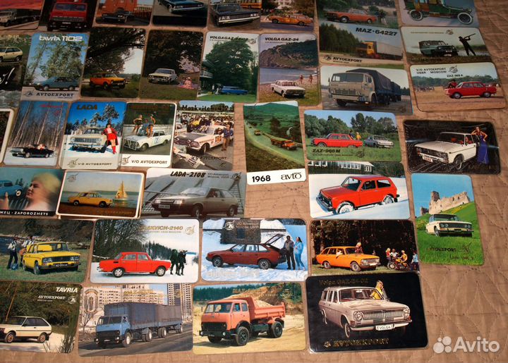 Карманные календарики СССР - Автоэкспорт