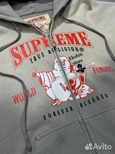 Зип худи True Religion x supreme