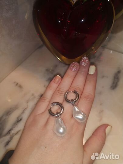 Серьги с жемчугом